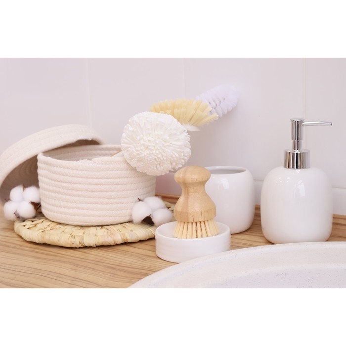 Щётка для посуды Доляна «Лотос», круглая Щётка для посуды Доляна «Лотос», круглая