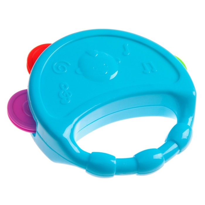 Погремушка «Бубен», цвет МИКС, Крошка Я Погремушка «Бубен», цвет МИКС, Крошка Я