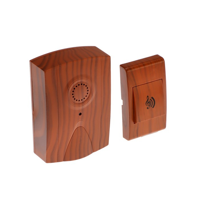 Звонок Luazon LZDV-17, беспроводной, 2хAA (не в комплекте), LR23A, темное дерево Звонок Luazon LZDV-17, беспроводной, 2хAA (не в комплекте), LR23A, темное дерево