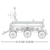 Конструктор луноход Sluban Механо, на радиоуправлении, 372 детали, 6+