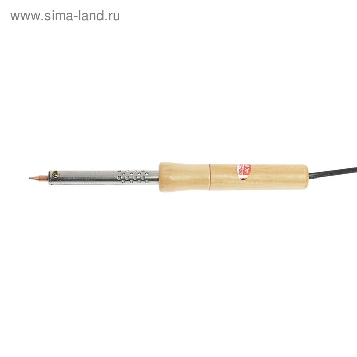 Паяльник ТУНДРА, деревянная рукоятка, 40 Вт, 220 В Паяльник ТУНДРА, деревянная рукоятка, 40 Вт, 220 В