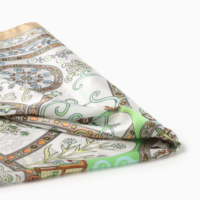 Платок женский MINAKU р-р 70*70 см, цв. нежно-зеленый Платок женский MINAKU р-р 70*70 см, цв. нежно-зеленый