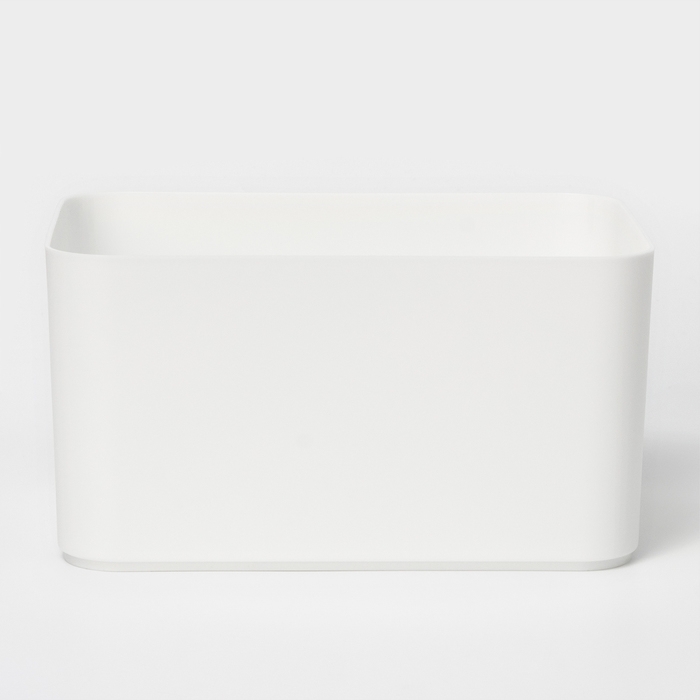Корзина для хранения Joy, 2,3 л, 23×16×12 см, цвет белый Корзина для хранения Joy, 2,3 л, 23×16×12 см, цвет белый