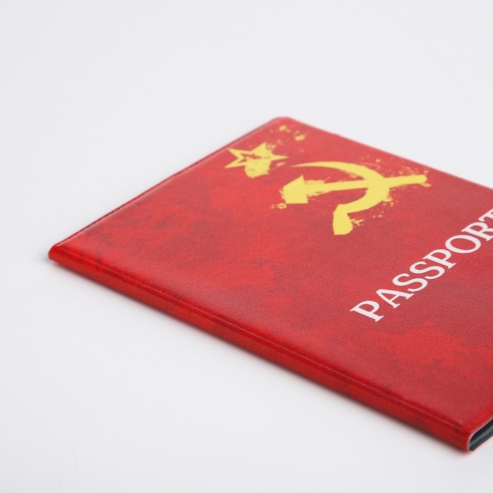 Обложка для паспорта, цвет красный Обложка для паспорта, цвет красный
