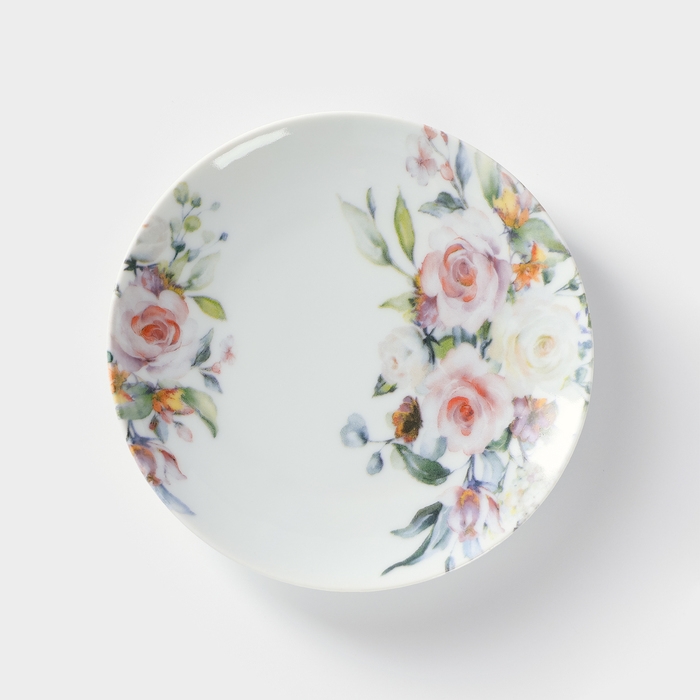 Тарелка фарфоровая &laquo;Верона&raquo;, d=17,5 см, белая