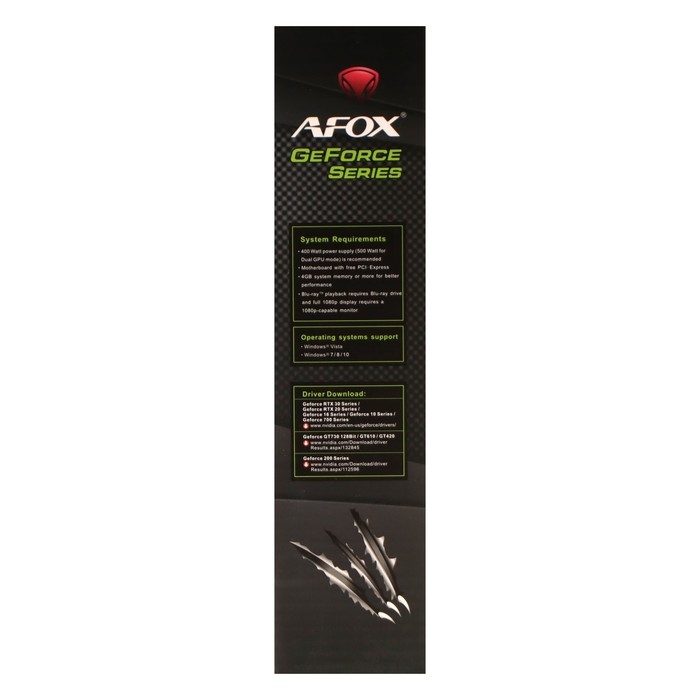 Видеокарта Afox GT740 LP Single Fan, 2Гб, 128bit, GDDR5, DVI, HDMI, VGA, HDCP Видеокарта Afox GT740 LP Single Fan, 2Гб, 128bit, GDDR5, DVI, HDMI, VGA, HDCP