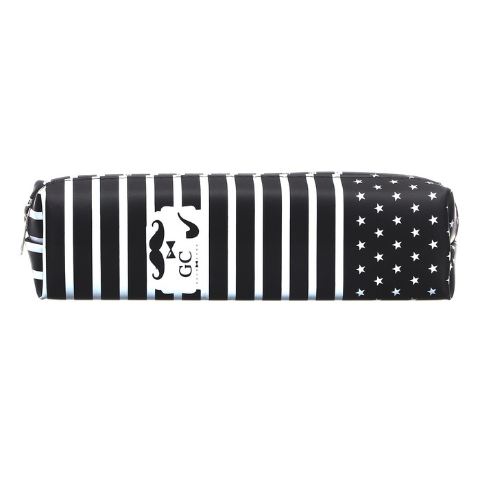 Пенал школьный, на молнии силиконовый Пенал школьный, на молнии силиконовый "Эйфелева башня" звезды