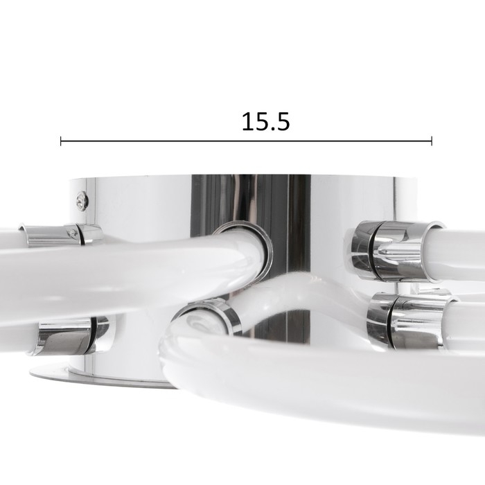 Люстра 1802/6 LED 123Вт 4000К хром 68х68х10 см BayerLux