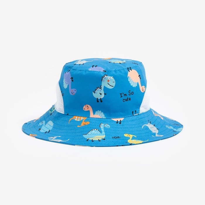 Панама детская MINAKU Панама детская MINAKU "Дино", цв, синий, р-р 54