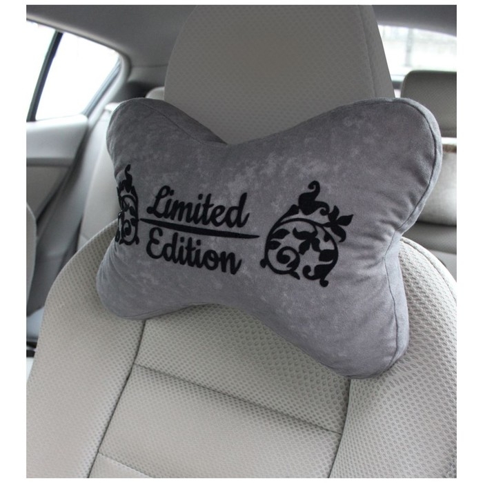 Подушка на подголовник МАТЕХ КОСТОЧКА COMFORT LINE, 38 х 25 х 10 см, серый Подушка на подголовник МАТЕХ КОСТОЧКА COMFORT LINE, 38 х 25 х 10 см, серый