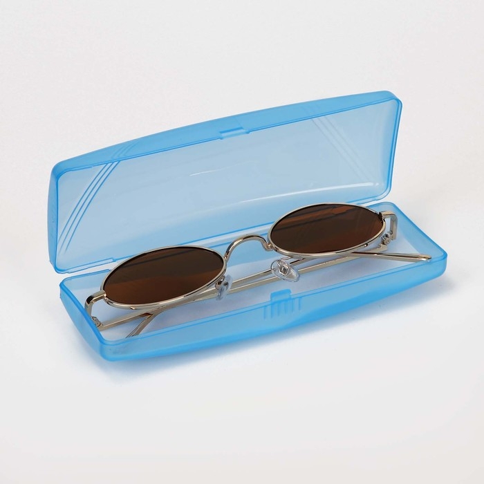 Футляр для очков на хлопушке, длина 14,9 см, цвет МИКС Футляр для очков на хлопушке, длина 14,9 см, цвет МИКС