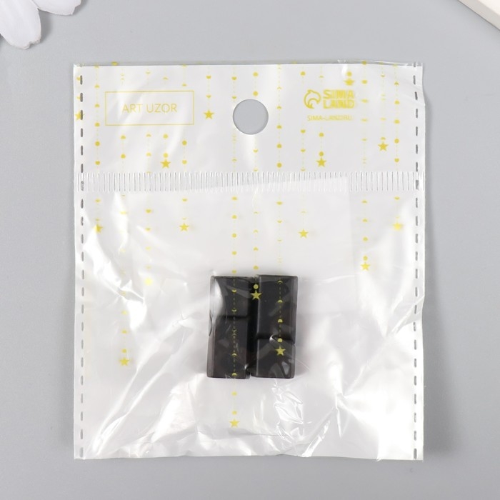 Застёжка магнитная металл чёрная матовая 0,7х2,3х0.9 см (набор 2 половинки) Застёжка магнитная металл чёрная матовая 0,7х2,3х0.9 см (набор 2 половинки)