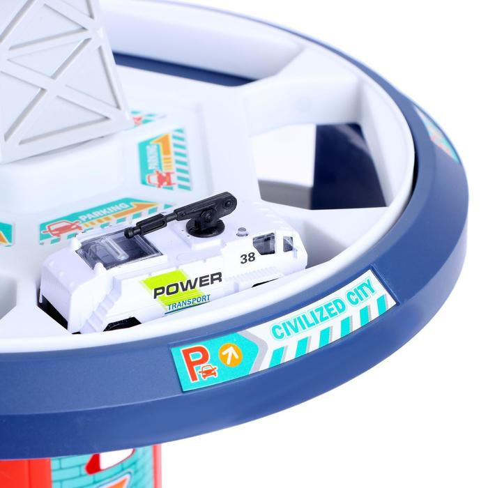 Парковка «Гонки по кругу», 3 машинки в комплекте, свет и звук Парковка «Гонки по кругу», 3 машинки в комплекте, свет и звук