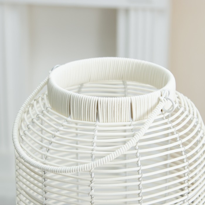 Настольная лампа Настольная лампа "Нава" Е27 15Вт белый 25х25х60 см RISALUX