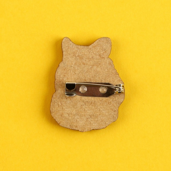 Значок деревянный «Хомяк », серия мемы , 2,6 х 3,3 см Значок деревянный «Хомяк », серия мемы , 2,6 х 3,3 см