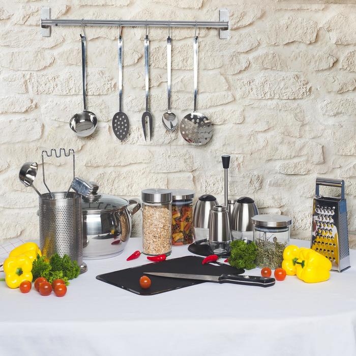 Набор кухонный «Торжество», d=35 см, h=30 см толщина 2,5 мм, коробке, 6 предметов Набор кухонный «Торжество», d=35 см, h=30 см толщина 2,5 мм, коробке, 6 предметов