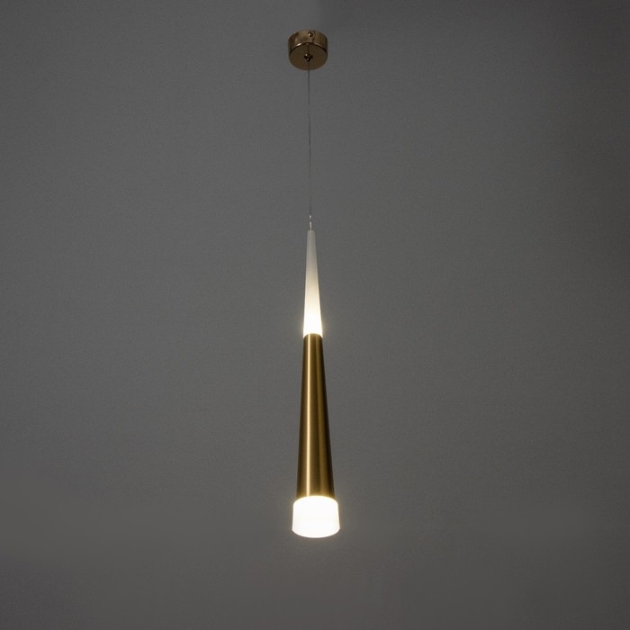 Светильник BayerLux Подвес BayerLuxной Светильник BayerLux Подвес BayerLuxной "Амадеус" LED 6Вт 4000К золото 5,3х5,3х43-243см