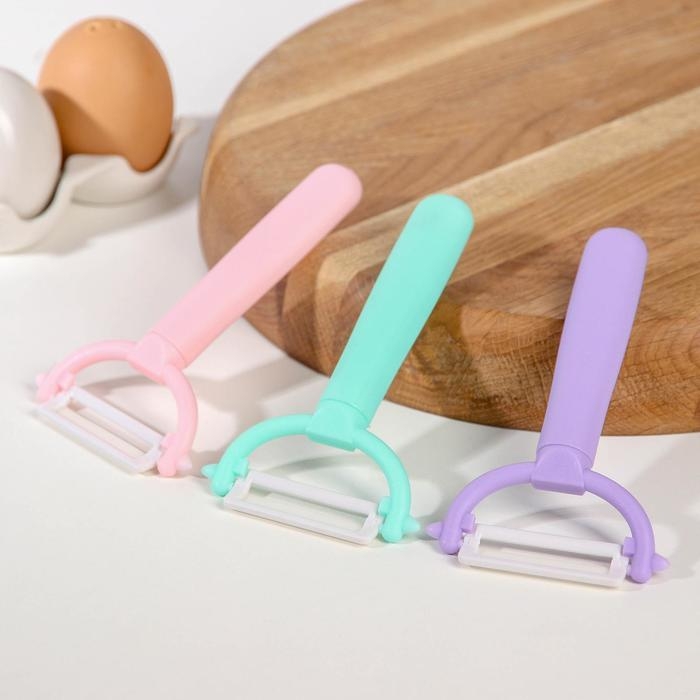 Овощечистка керамическая Доляна «Италия», 13 см, цвет МИКС Овощечистка керамическая Доляна «Италия», 13 см, цвет МИКС