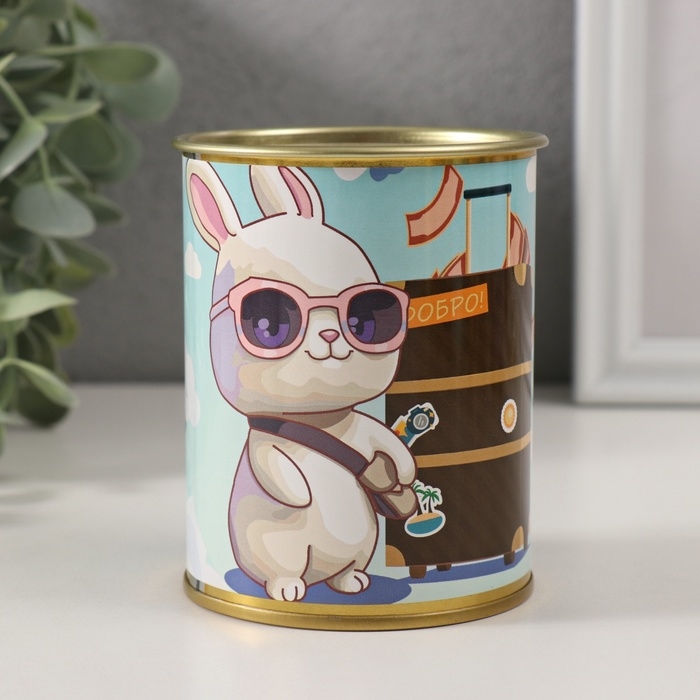 Копилка-банка металл Копилка-банка металл "На доброе дело"