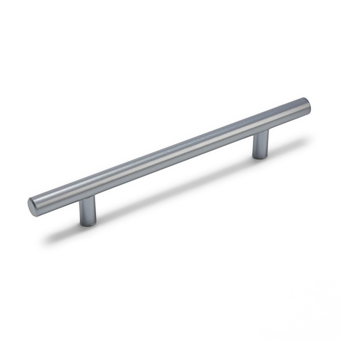 Ручка рейлинг ТУНДРА, облегчённая, d=12 мм, м/о 128/200 мм, внеш ножка, цвет графит Ручка рейлинг ТУНДРА, облегчённая, d=12 мм, м/о 128/200 мм, внеш ножка, цвет графит