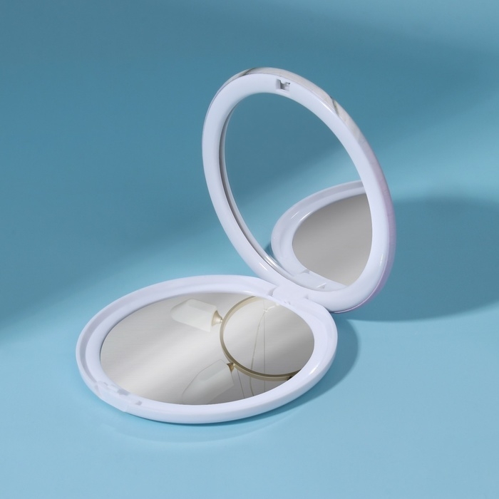 Зеркало складное «Wonderful Life», d = 7,5 см, с увеличением, рисунок МИКС Зеркало складное «Wonderful Life», d = 7,5 см, с увеличением, рисунок МИКС