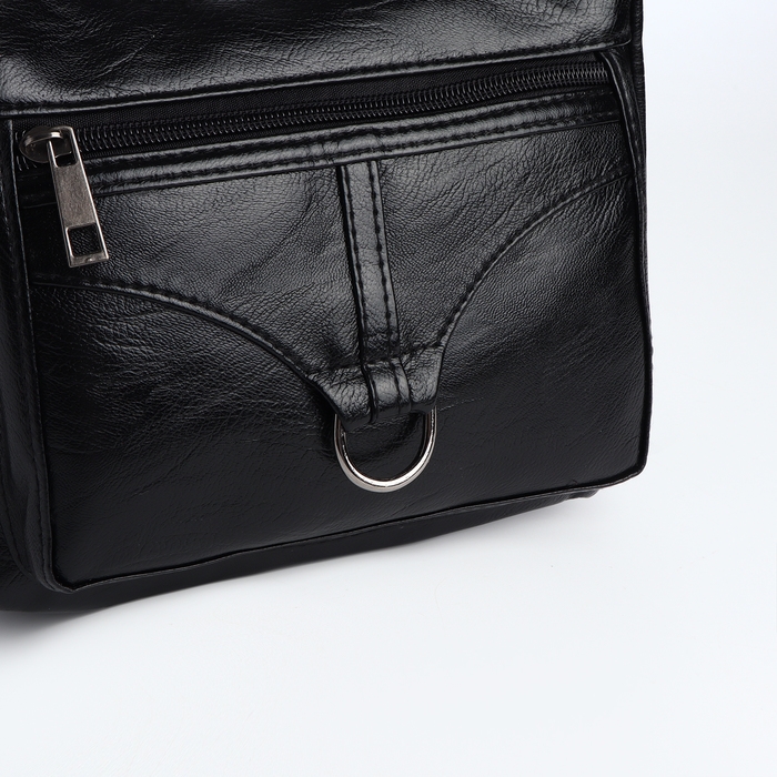 Сумка женская на молнии, цвет чёрный Сумка женская на молнии, цвет чёрный