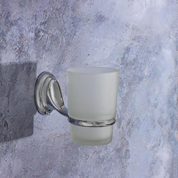 Стакан стеклянный матовый Штольц Stölz «Шарм», с держателем Стакан стеклянный матовый Штольц Stölz «Шарм», с держателем