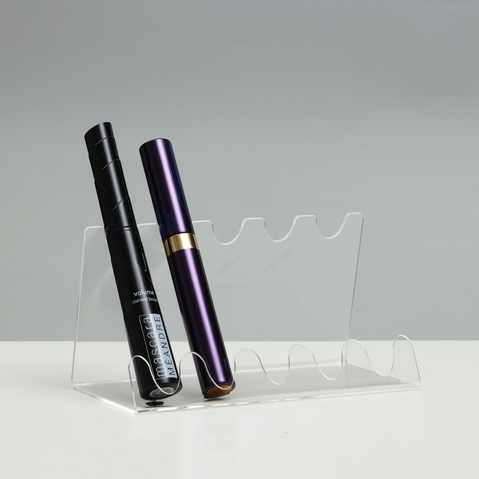 Подставка под тушь на 5 позиций, 15×7,5×8 см, оргстекло 2 см, В ЗАЩИТНОЙ ПЛЁНКЕ Подставка под тушь на 5 позиций, 15×7,5×8 см, оргстекло 2 см, В ЗАЩИТНОЙ ПЛЁНКЕ