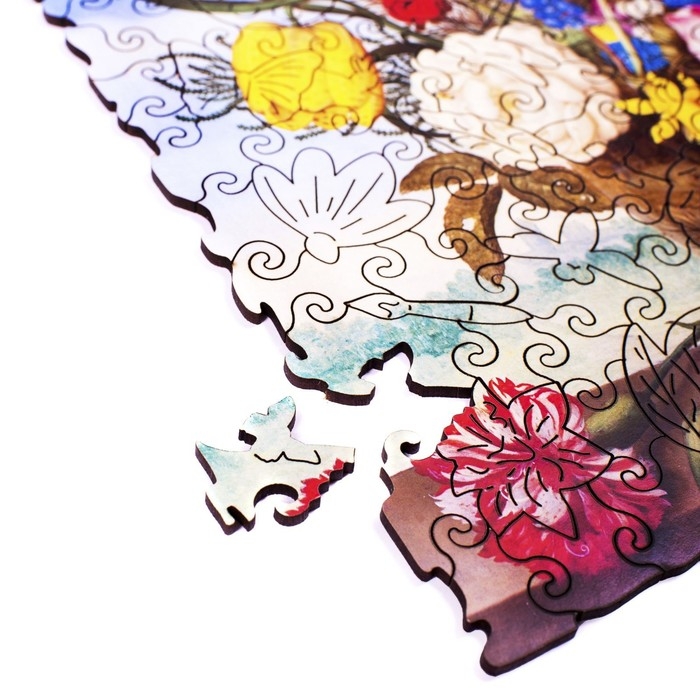 Пазл фигурный «Букет» М Пазл фигурный «Букет» М