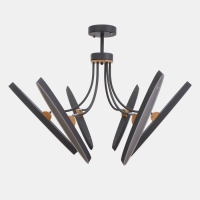 Люстра с ПДУ 1692/6 LED 168Вт 3000-6000К диммер серый 118х118х45 см BayerLux