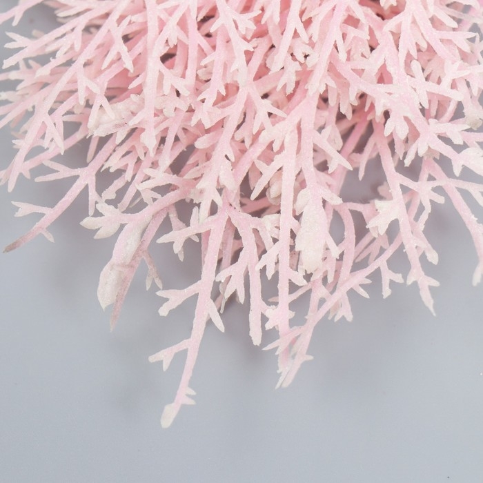 Искусственное растение для творчества Искусственное растение для творчества "Можжевельник" 1 букет=10 веточек розовый 15 см