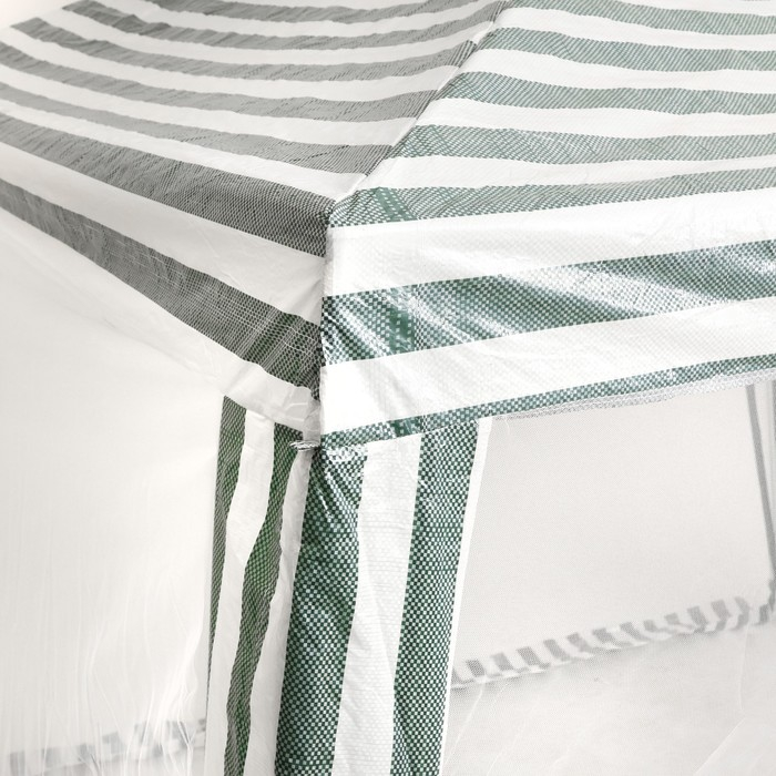 Шатер садовый 3*3м белый, закрытый зауженный Шатер садовый 3*3м белый, закрытый зауженный