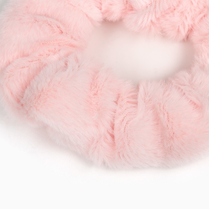 Резинка для волос розовая, пушистая, 11 см, Принцессы Резинка для волос розовая, пушистая, 11 см, Принцессы