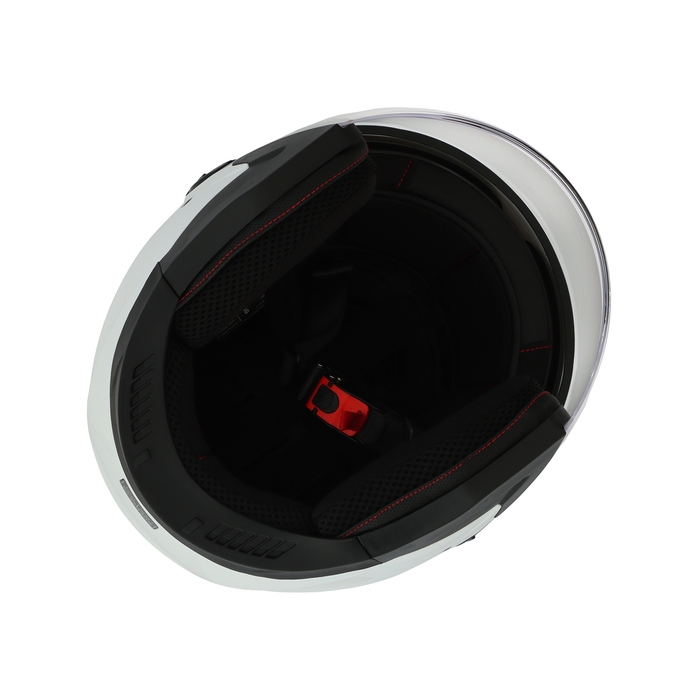 Шлем открытый с двумя визорами, размер XL (60-61), модель - BLD-708E, белый глянцевый Шлем открытый с двумя визорами, размер XL (60-61), модель - BLD-708E, белый глянцевый