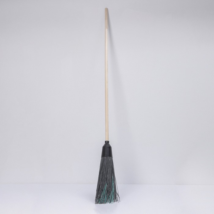 Метла наборная, с черенком, 5 колец, цвет МИКС Метла наборная, с черенком, 5 колец, цвет МИКС