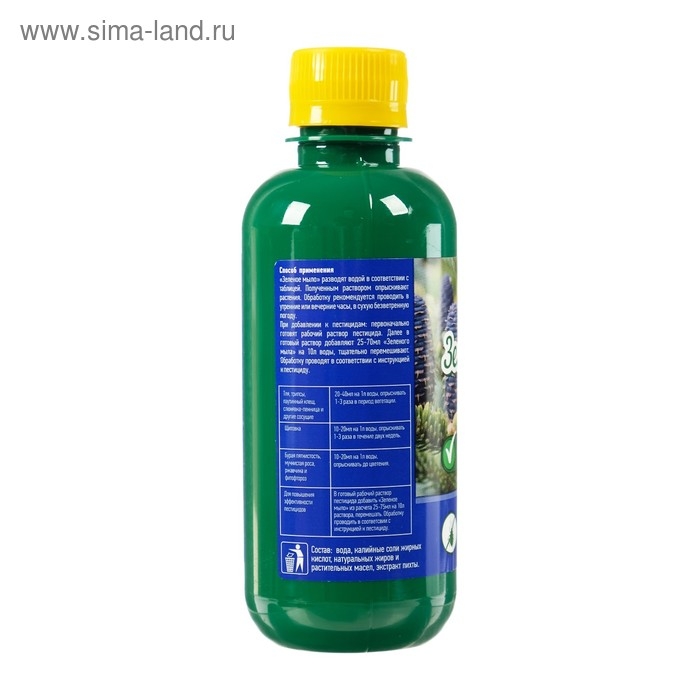 Зеленое мыло с пихтовым экстрактом, Зеленое мыло с пихтовым экстрактом, "Ивановское", 0,25 л