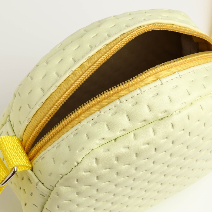 Сумка детская для девочки на молнии, цвет лимонный Сумка детская для девочки на молнии, цвет лимонный