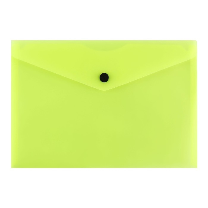 Набор папок-конвертов на кнопке 4 штуки, А5, 150 мкм, Calligrata Neon, полупрозрачные, неоновый микс Набор папок-конвертов на кнопке 4 штуки, А5, 150 мкм, Calligrata Neon, полупрозрачные, неоновый микс