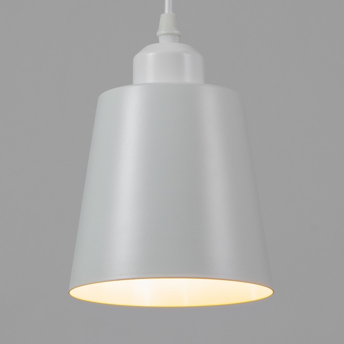 Светильник BayerLux Подвес  Светильник BayerLux Подвес "Цилиндр" 1x40Вт E27 белый 13х13х16-96 см