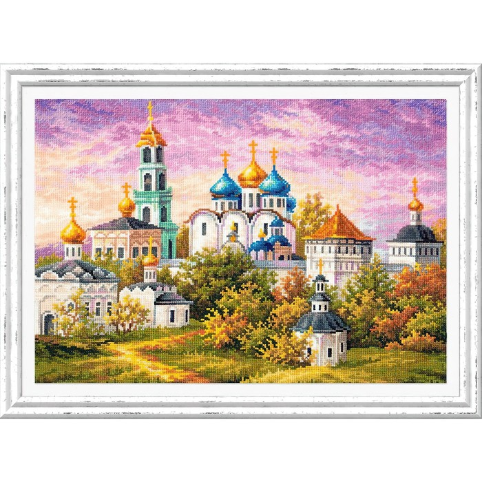 Набор для вышивания крестом «Троице-Сергиева Лавра» 40 × 30 см Набор для вышивания крестом «Троице-Сергиева Лавра» 40 × 30 см