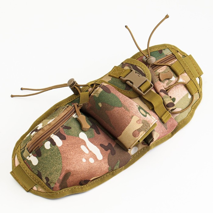 Сумка поясная Сумка поясная "Аdventure", с доп карманами, камуфляж