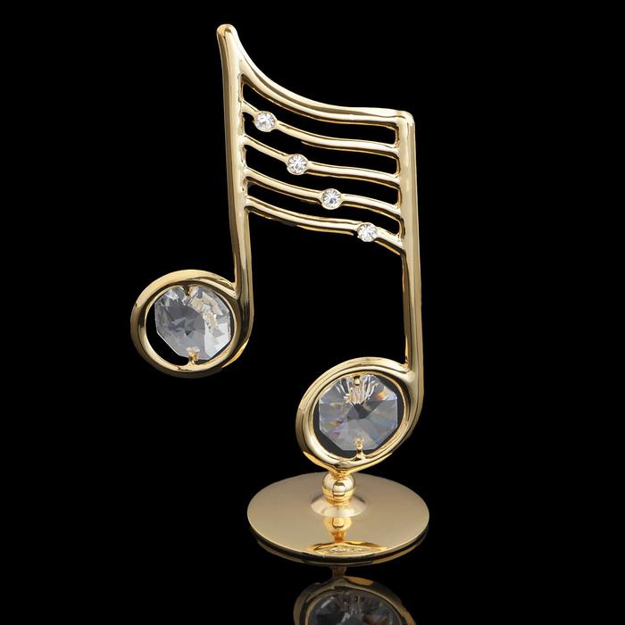 Сувенир «Ноты», 5,5×3,2×9 см, с кристаллами Сувенир «Ноты», 5,5×3,2×9 см, с кристаллами