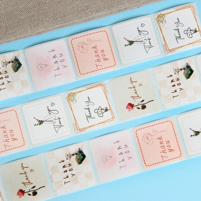 Новый год. Наклейки в рулоне Новый год. Наклейки в рулоне "Искусство", 500 шт, 3,0 х 3,0 см