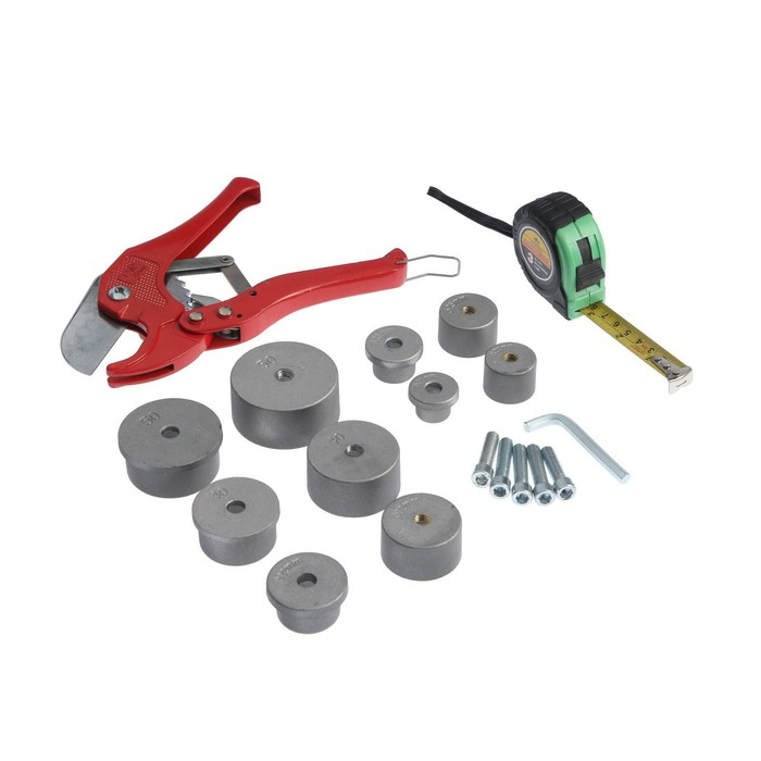 Аппарат для сварки пластиковых труб ТУНДРА, 1000/2000 Вт, комплект насадок 20-50 мм, 50-300° Аппарат для сварки пластиковых труб ТУНДРА, 1000/2000 Вт, комплект насадок 20-50 мм, 50-300°