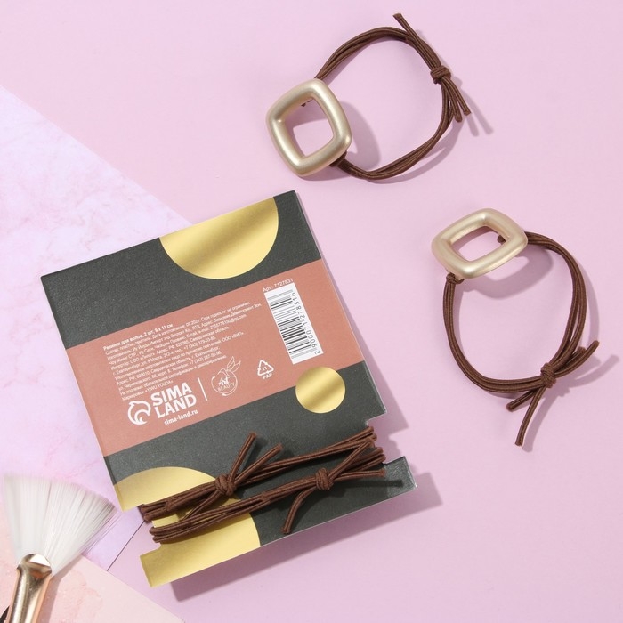 Резинки для волос «Королева красоты» 2 шт Резинки для волос «Королева красоты» 2 шт