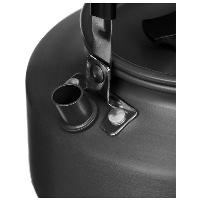 Посуда туристическая maclay, набор: кастрюля, сковородка, чайник, 2 стакана, приборы, карабин