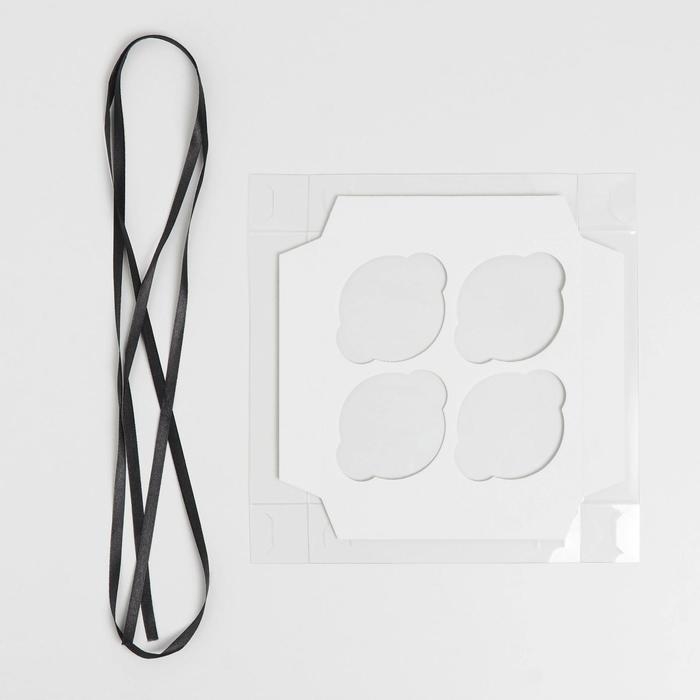 Коробка для капкейков, кондитерская упаковка с PVC крышкой, 4 ячейки «23 февраля», 16 х 16 х 10 см Коробка для капкейков, кондитерская упаковка с PVC крышкой, 4 ячейки «23 февраля», 16 х 16 х 10 см