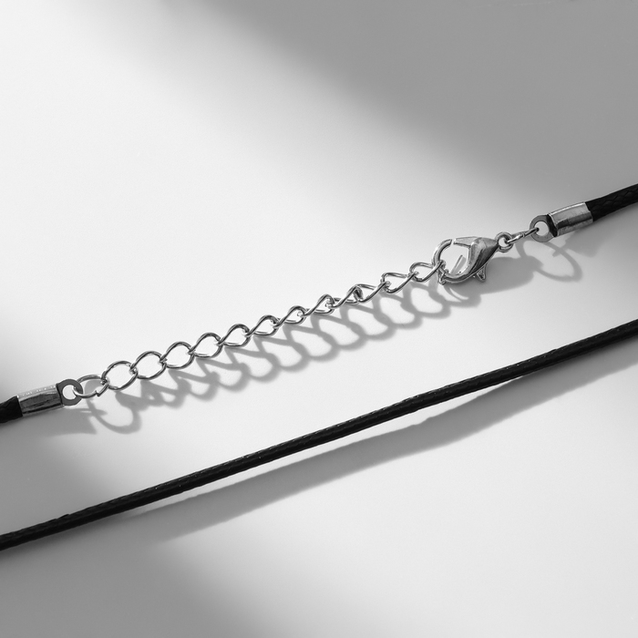 Кулон на шнурке «Для фото» сердце с цветами, цвет чернёное серебро на чёрном шнурке, 45 см Кулон на шнурке «Для фото» сердце с цветами, цвет чернёное серебро на чёрном шнурке, 45 см