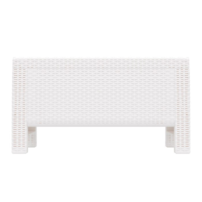 Стол Стол "Ротанг", 76,5х57х42 см, цвет белый