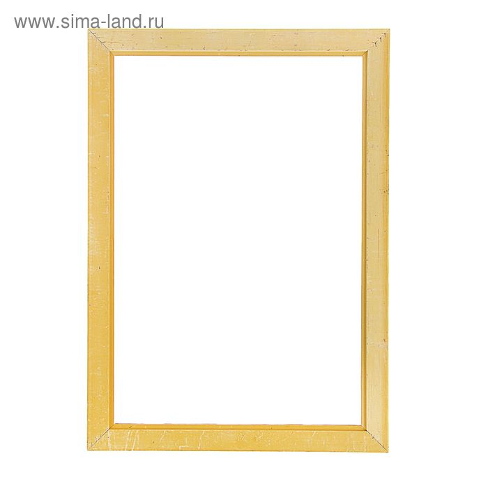 Рама для картин (зеркал) 40 х 60 х 4 см, дерево  Рама для картин (зеркал) 40 х 60 х 4 см, дерево "Версаль", цвет золотая